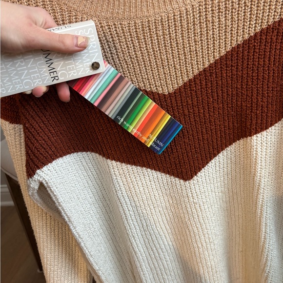 Colorblock Knit Sweater - Picture 2 of 2
